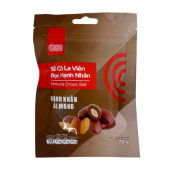 Socola viên bọc hạnh nhân GO! 70g chính hãng