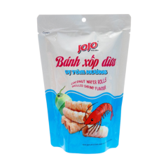 Bánh xốp dừa Jojo vị tôm nướng 55g chính hãng