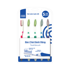 Lô 5 bàn chải đánh răng GO! chính hãng
