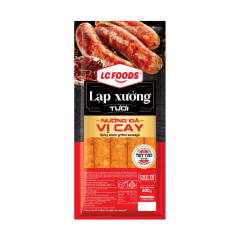 Lạp xưởng nướng đá LC Foods vị cay 600g chính hãng
