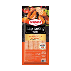 Lạp xưởng tươi Đài Loan LC Foods trứng cá Tobiko 600g chính hãng