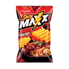 Snack Swing Maxx vị bò nướng tiêu 125g chính hãng