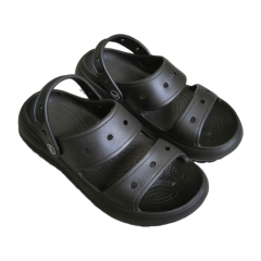 Dép 2 quai nữ màu đen DEW0002 T6.2025 size 36 chính hãng