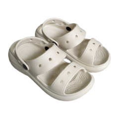 Dép 2 quai trẻ em màu kem DEB0001 T6.2025 size 31 chính hãng