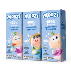 Lô 3 sữa tươi tiệt trùng Moozi ít đường hộp 180ml chính hãng | Siêu Thị GO!– Thực phẩm giá tốt