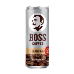 Cà phê sữa Boss lon 235ml chính hãng