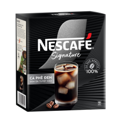 Cà phê đen Nescafe Signature hộp 10 gói x 10.5g chính hãng