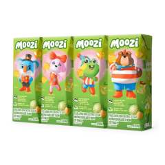 Lô 4 sữa trái cây có thạch Moozi hương dưa lưới hộp 170ml chính hãng | Siêu Thị GO!– Thực phẩm giá tốt