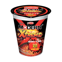 Mì ly Modern vị bò 66g chính hãng