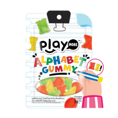 Kẹo dẻo chữ cái Playmore gói 72g chính hãng