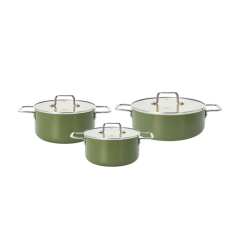 Bộ nồi phủ sứ Elmich EL5231OV01 3 món chính hãng