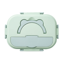 Hộp cơm Panda màu xanh 23cm chính hãng