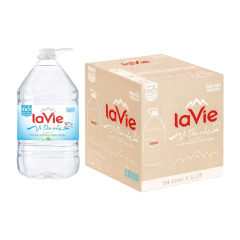 Nước khoáng thiên nhiên La Vie dịu nhẹ 5L chính hãng