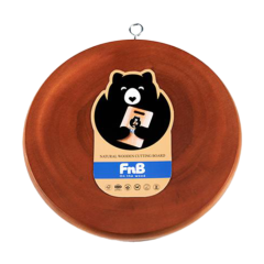 Thớt tròn FnB gỗ xà cừ 30cm chính hãng
