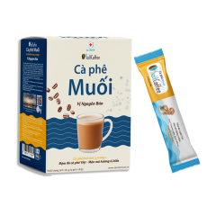 Cà phê muối SaltCoffee vị nguyên bản hộp 9 gói x 18g chính hãng