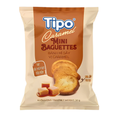 Bánh mì sấy Tipo vị caramel 50g chính hãng