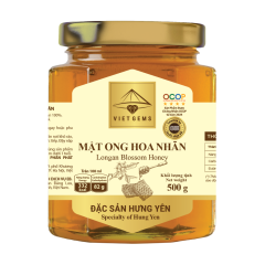 Mật ong hoa nhãn Viet Gems 500g chính hãng | Siêu Thị GO!– Thực phẩm giá tốt