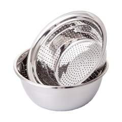 Bộ thau rổ inox Homelife 24cm chính hãng