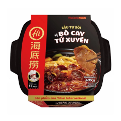 Lẩu tự sôi Yihai vị bò cay tứ xuyên 435g chính hãng