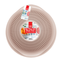 Bộ thau rổ nhựa tròn GO! 30cm chính hãng