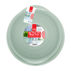 Bộ thau rổ nhựa tròn GO! 23cm chính hãng