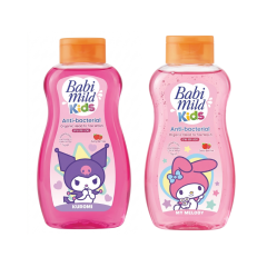 Tắm gội trẻ em Babi Mild Kids Juicy Berries 190ml chính hãng