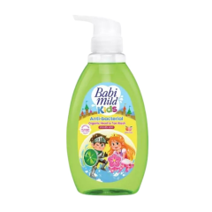 Tắm gội cho bé Babimild Soda Popz chai 390ml chính hãng