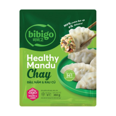 Bánh Mandu chay Bibigo đậu nấm rau củ 350g chính hãng | Siêu Thị GO!– Thực phẩm giá tốt