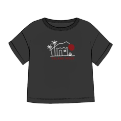 Áo thun bé trai Tre Xanh in ngôi nhà xám size 4 chính hãng
