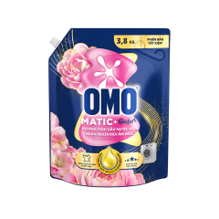Nước giặt OMO Matic cửa trước ngăn mùi ẩm mốc túi 3.8kg chính hãng