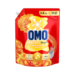 Nước giặt OMO Matic cửa trên tinh dầu thơm 3.8kg chính hãng