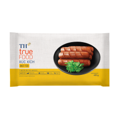 Xúc xích bơ tỏi TH true Food 450g chính hãng