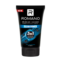 Sữa rửa mặt sạch sâu Romano Clean Power 100g chính hãng