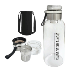 Bình lọc trà thủy tinh (kèm túi) 1.2 lít chính hãng