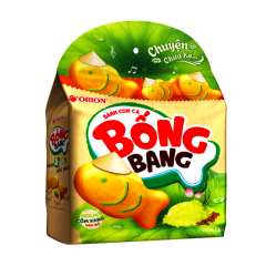 Bánh con cá Bống Bang vị mochi cốm xanh đậu đỏ 145g chính hãng