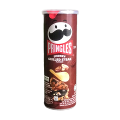 Khoai tây chiên Pringles Smokey Grilled Steak 102g chính hãng