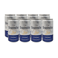 Lô 8 bia Hoegaarden White lon 250ml chính hãng