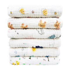 Khăn tắm Thiphuco Cotton Muslin 100x100cm chính hãng