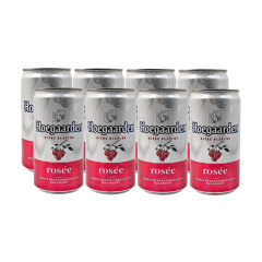 Lô 8 bia Hoegaarden Rosee lon 250ml chính hãng