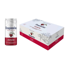 Thùng 24 bia Hoegaarden Rosee lon 250ml chính hãng