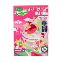 Trà trái cây hạt chia Lúave vị ổi hồng 136g chính hãng