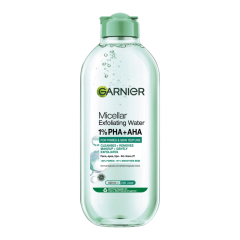 Nước tẩy trang Garnier sạch da chết 1% PHA+AHA 400ml chính hãng