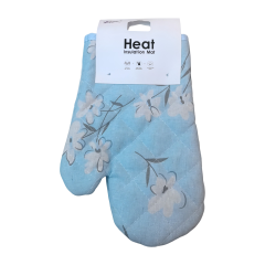 Combo 2 găng tay Tuyết Mai họa tiết xanh dương 25x18cm chính hãng