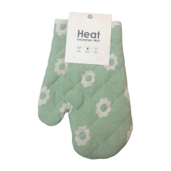 Combo 2 găng tay Tuyết Mai họa tiết xanh lá 25x18cm chính hãng