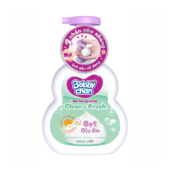 Bọt tắm gội cho bé Bobby Clean & Fresh chai 200ml chính hãng