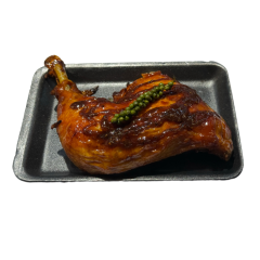 Đùi gà góc tư nướng sốt BBQ tiêu chính hãng