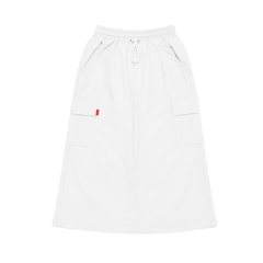 Váy dù dài nữ túi hộp V17 màu trắng size L chính hãng