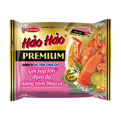Mì Hảo Hảo Premium tôm chua cay 88g chính hãng | Siêu Thị GO!– Thực phẩm giá tốt