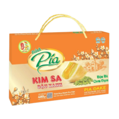 Bánh Pía Hải Sơn kim sa đậu xanh hộp giấy 480g chính hãng