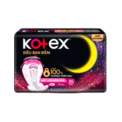 Băng vệ sinh Kotex đêm mặt lưới 35cm 3 miếng chính hãng